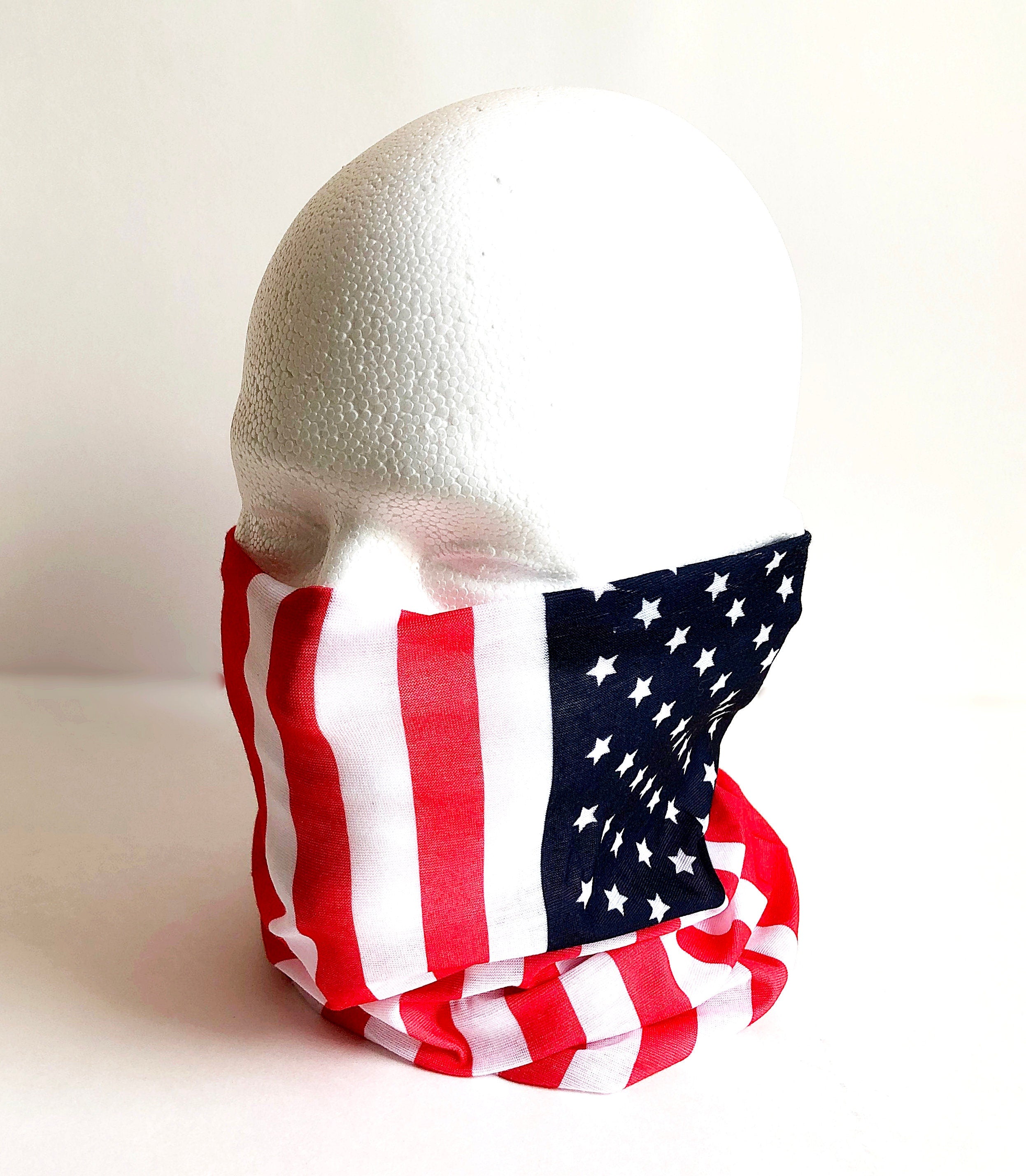 USA Flag Face Mask Scarf New Multi Functional Seamless Protective Covering Elastic Neck Gaiter Bandana Breathable Balaclava Head Wear N159